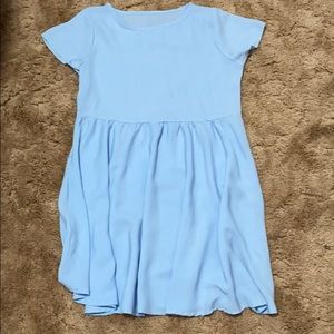 Baby blue baby doll dress